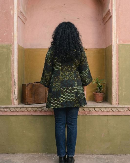 Stay A While - Hand Blocked Ajrakh Tunic