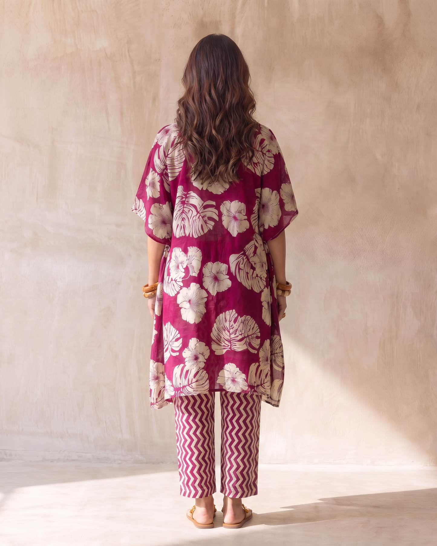 Leaf Me Alone - Kaftan Cotton Set