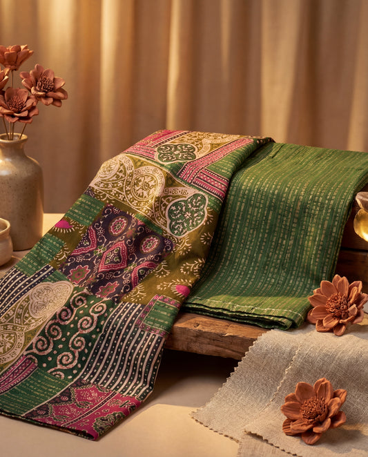 Mosaic - Two Piece Unstitched Kurta Set