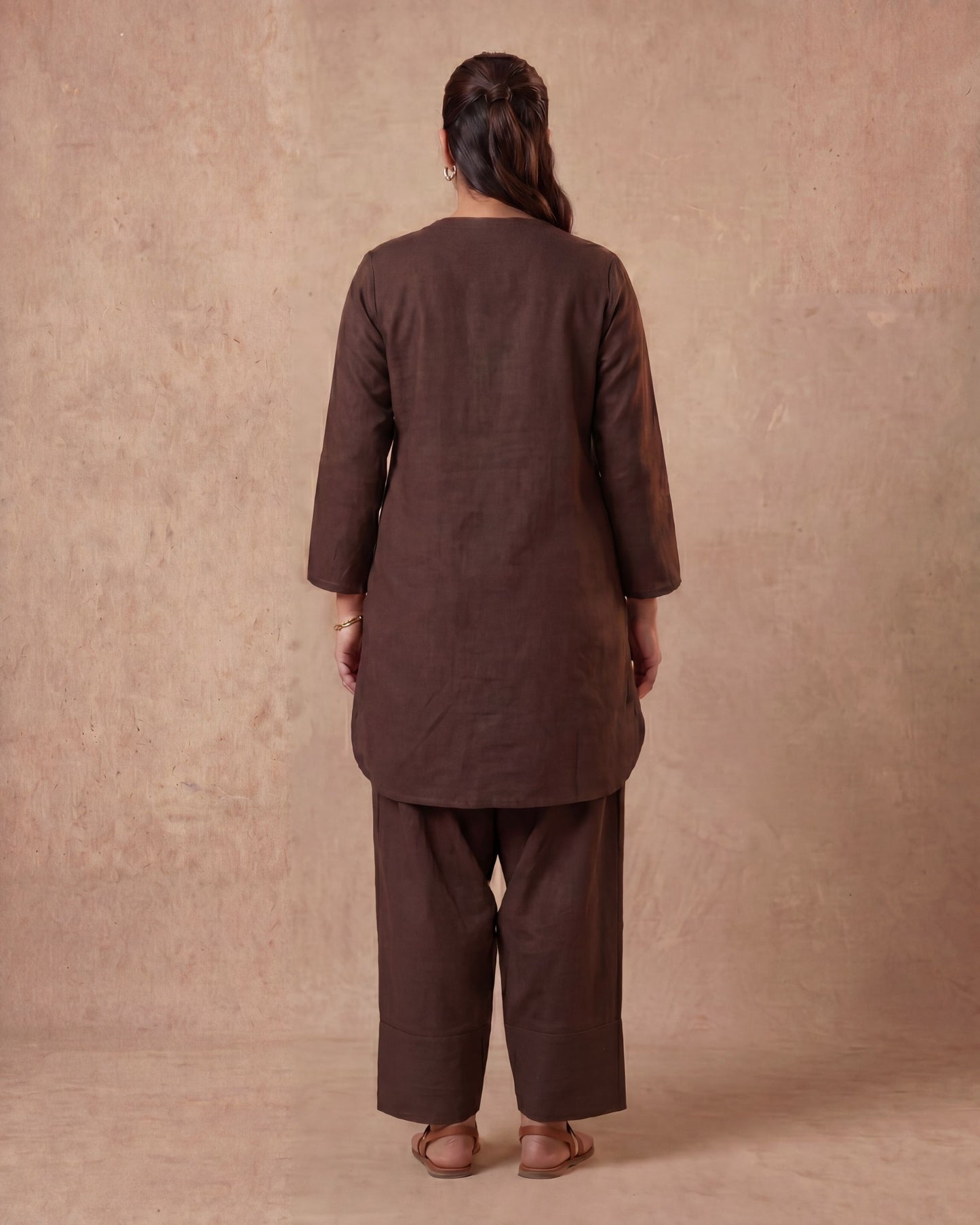 Own Doctrine - Poplin Kurta Set with Farshi Salwar