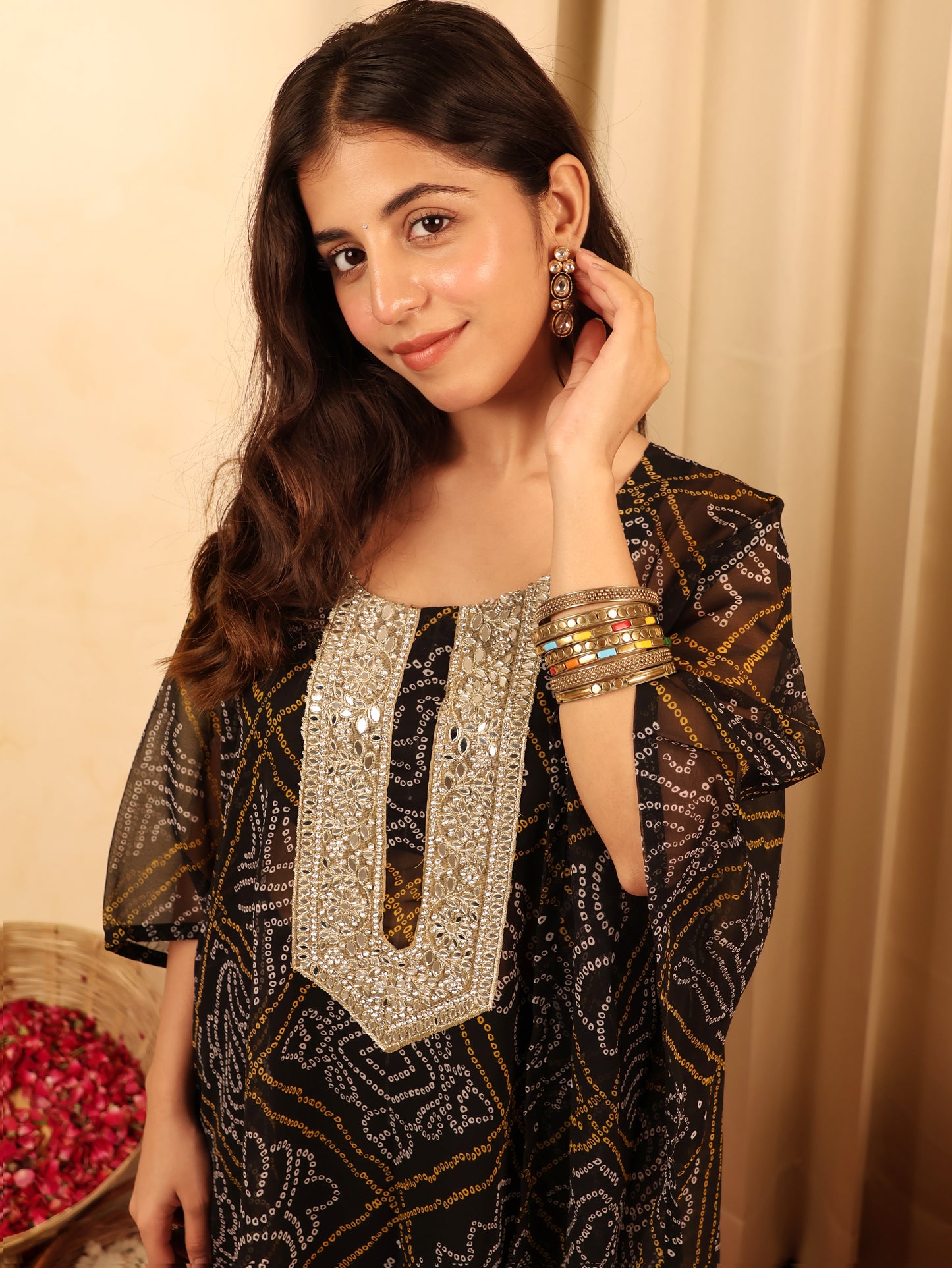 See-sha - Bandhani Kaftan