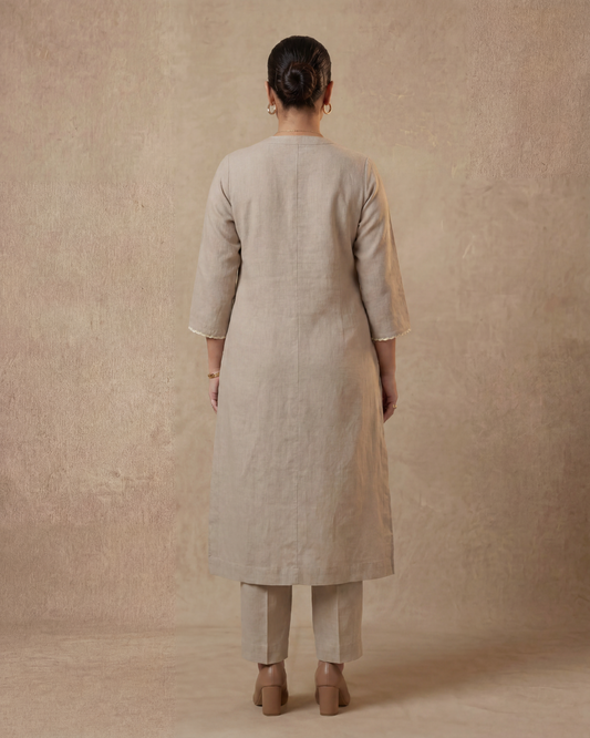 Bread & Butter - Linen Kurta Set