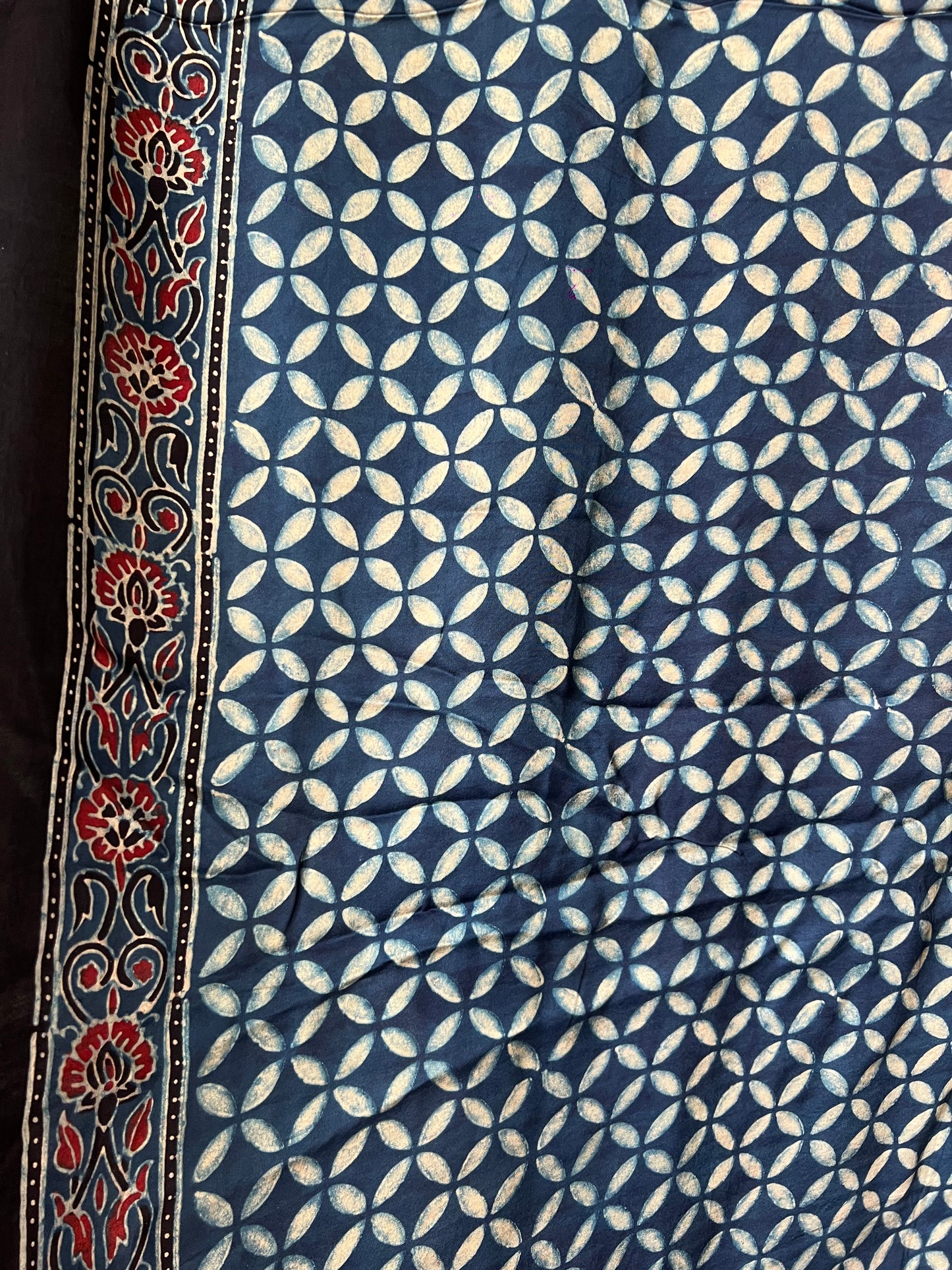 Samah – Ajrakh Hand Block Modal Saree