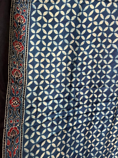 Samah – Ajrakh Hand Block Modal Saree