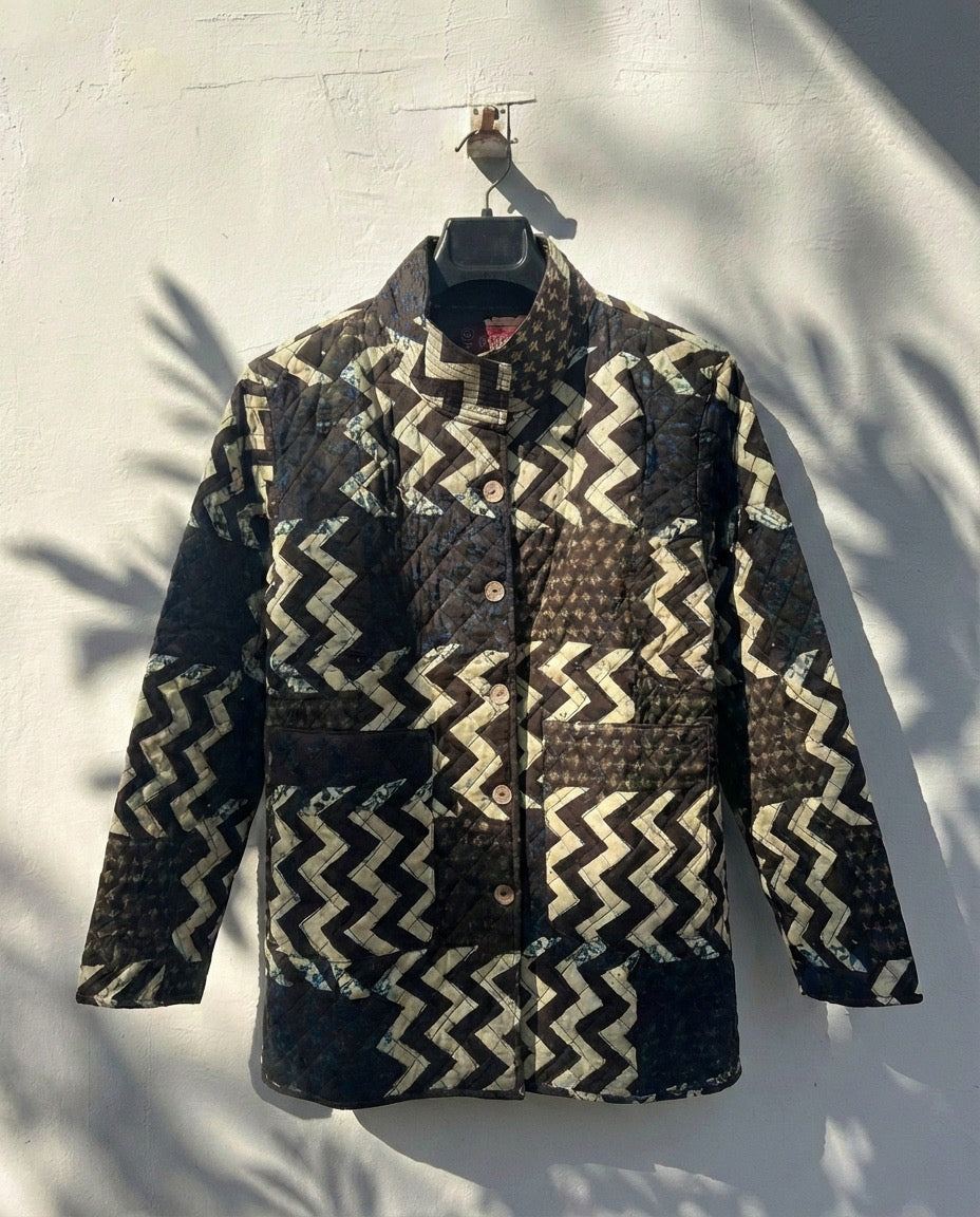 Plead Quilty - Hand Blocked Quilted Jacket