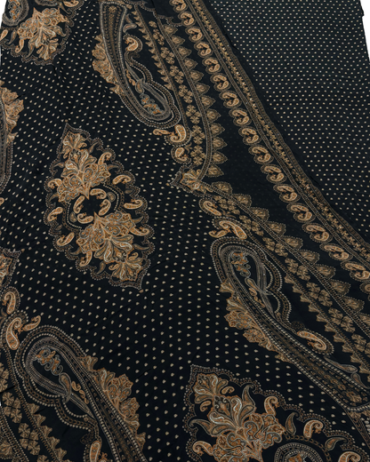 Fard - Pure Crepe Unstitched Festive Suit Set