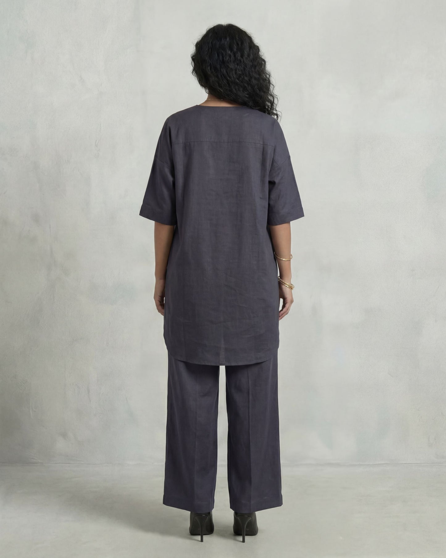 No Second Thoughts - Poplin Cotton Tunic Set