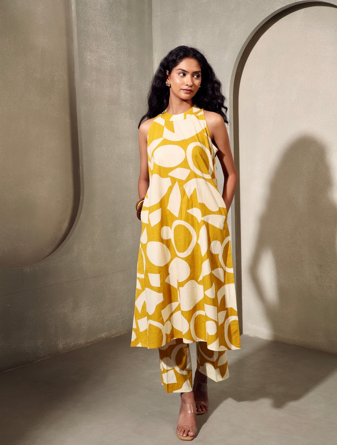 GeoRani - Printed Cotton Kurta Set