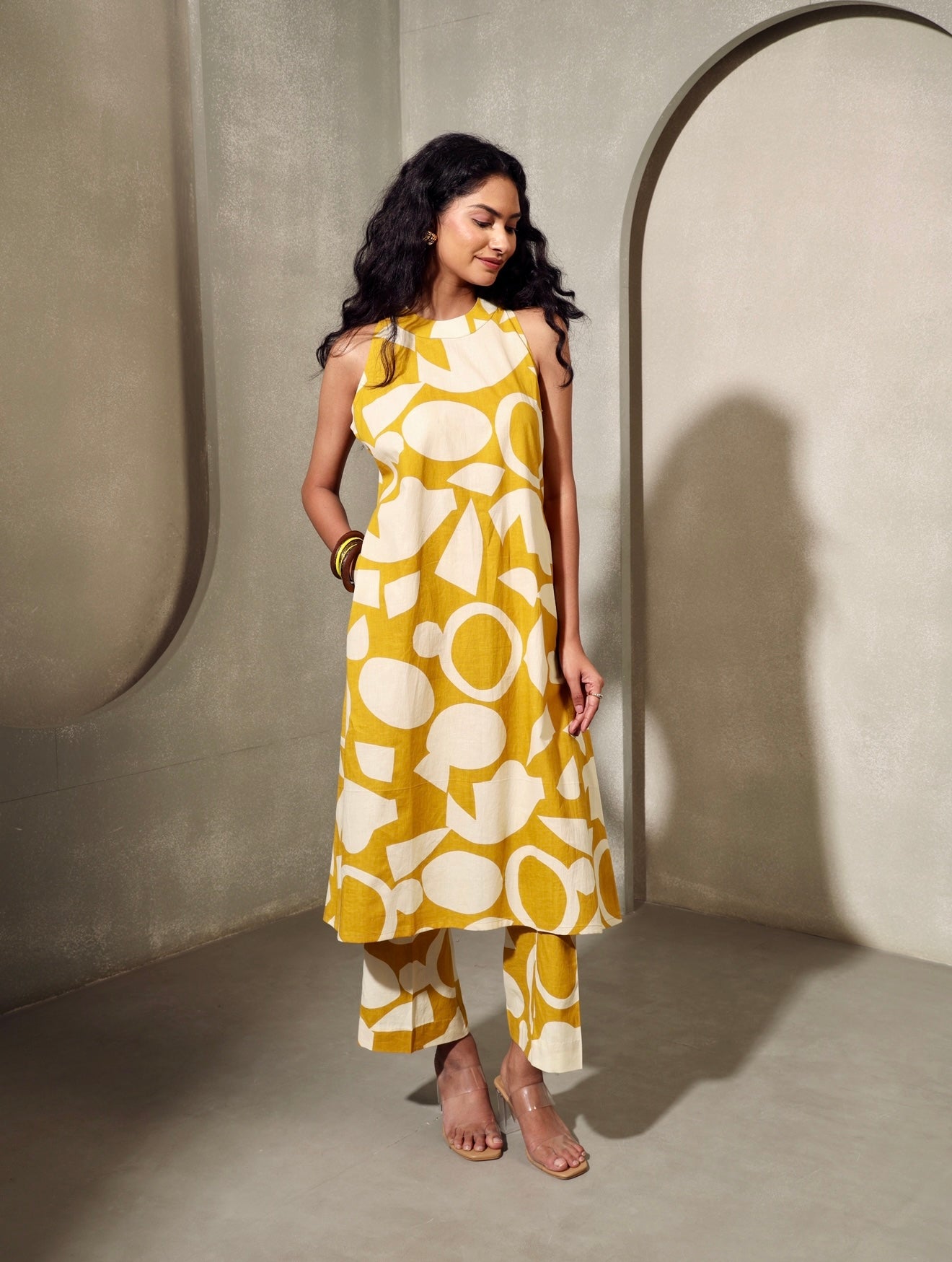 GeoRani - Printed Cotton Kurta Set