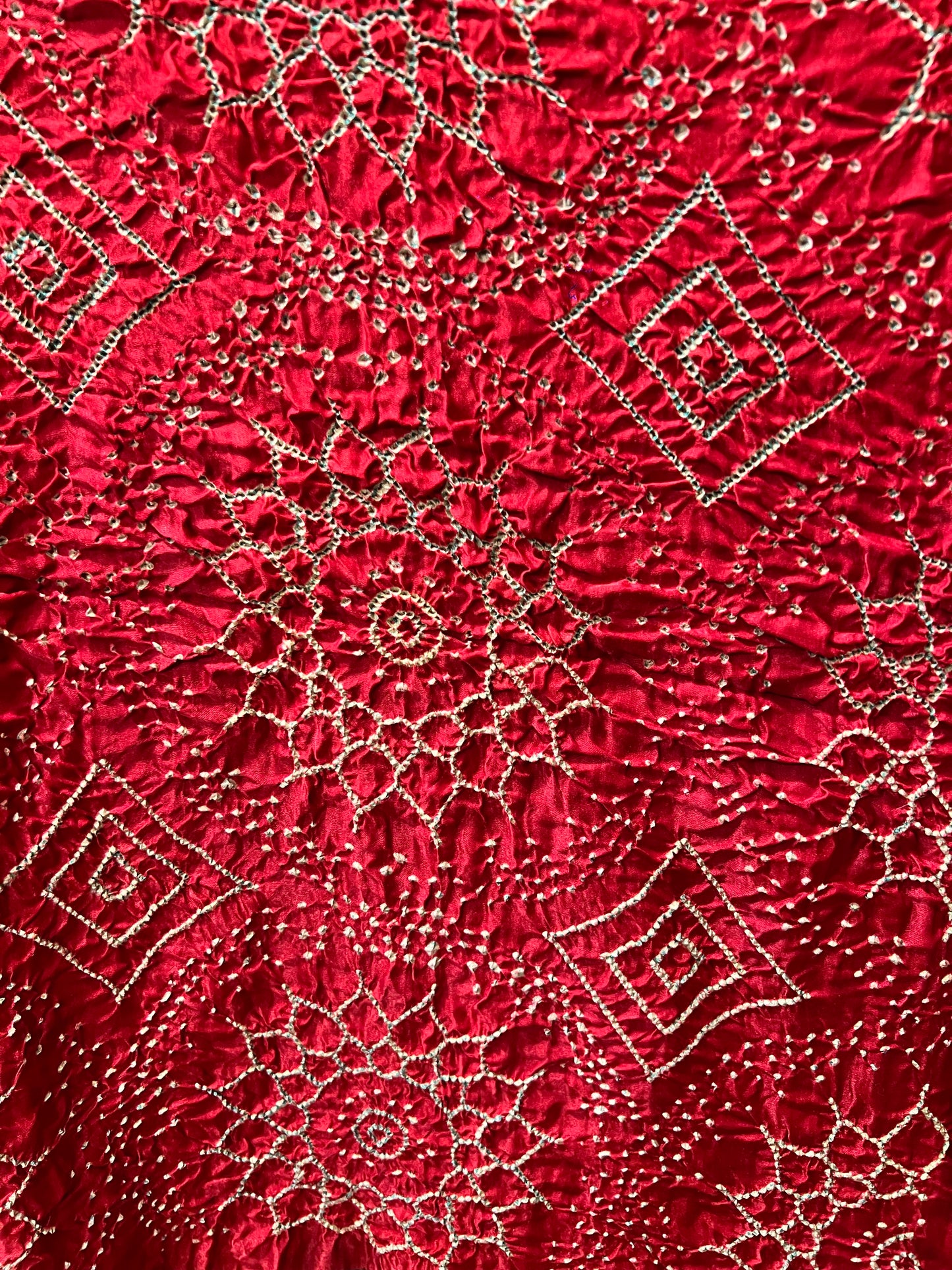 Miraaj – Bandhani Ajrakh Gaji Silk Saree