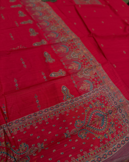 Reign Check – Cotton Khadi Silk Unstitched Suit Set