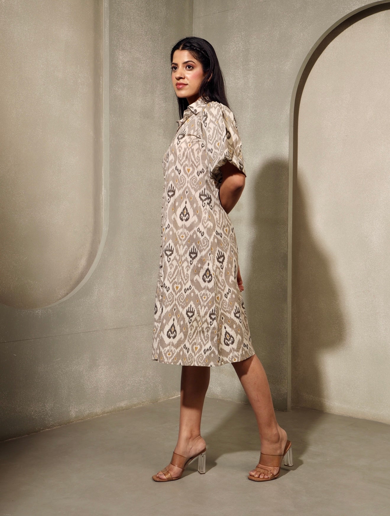 Ikkat'titude Ikkat Cotton Dress