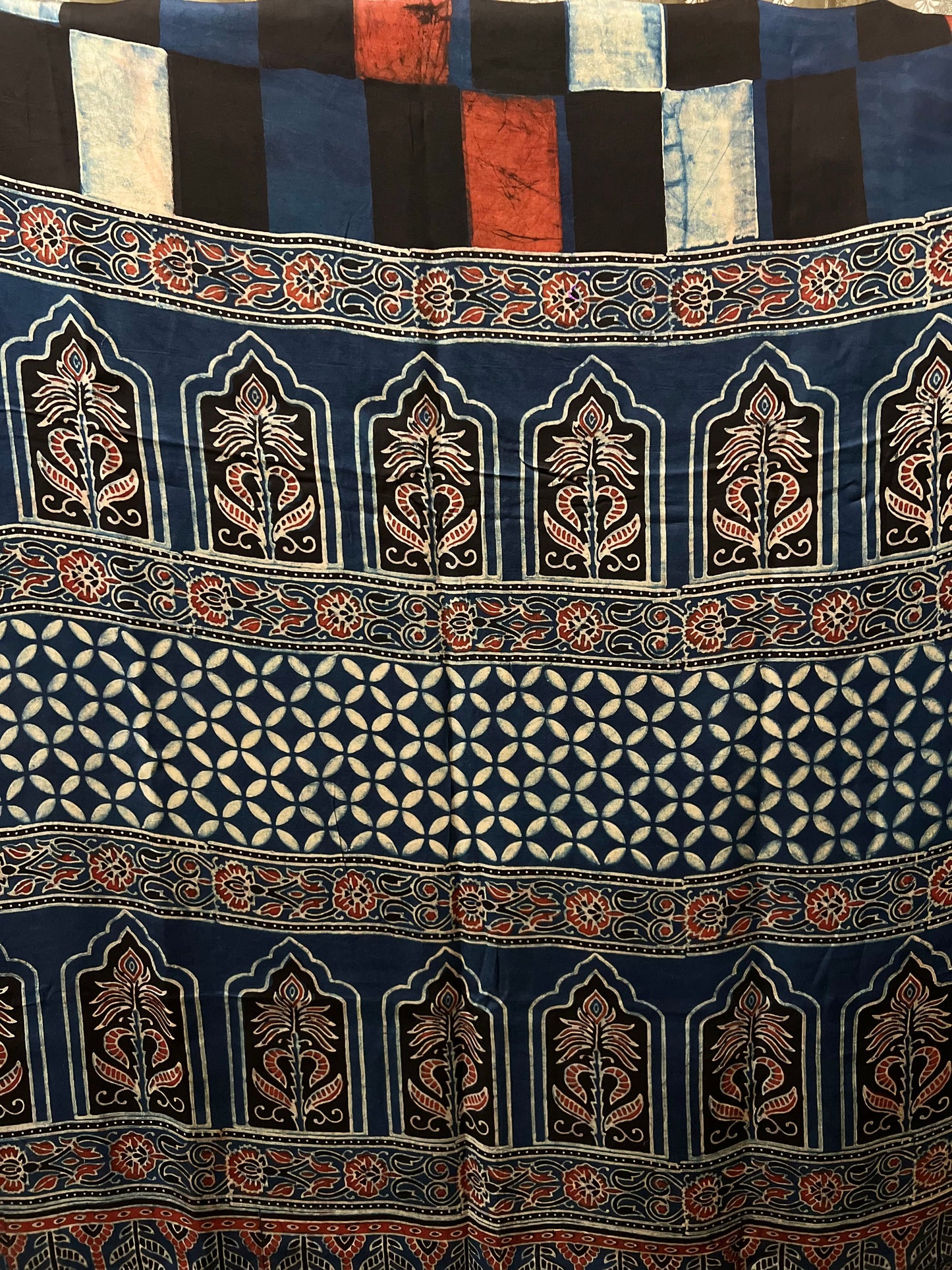 Samah – Ajrakh Hand Block Modal Saree