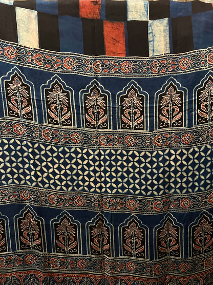 Samah – Ajrakh Hand Block Modal Saree