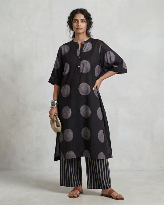 Tonight, Maybe - Cotton Bagru Kurta Set