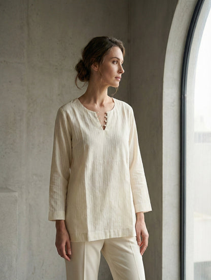 Subtlety - Relaxed Cotton Tunic