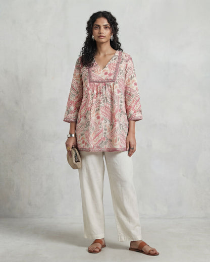 As It Is - Printed Cotton Tunic