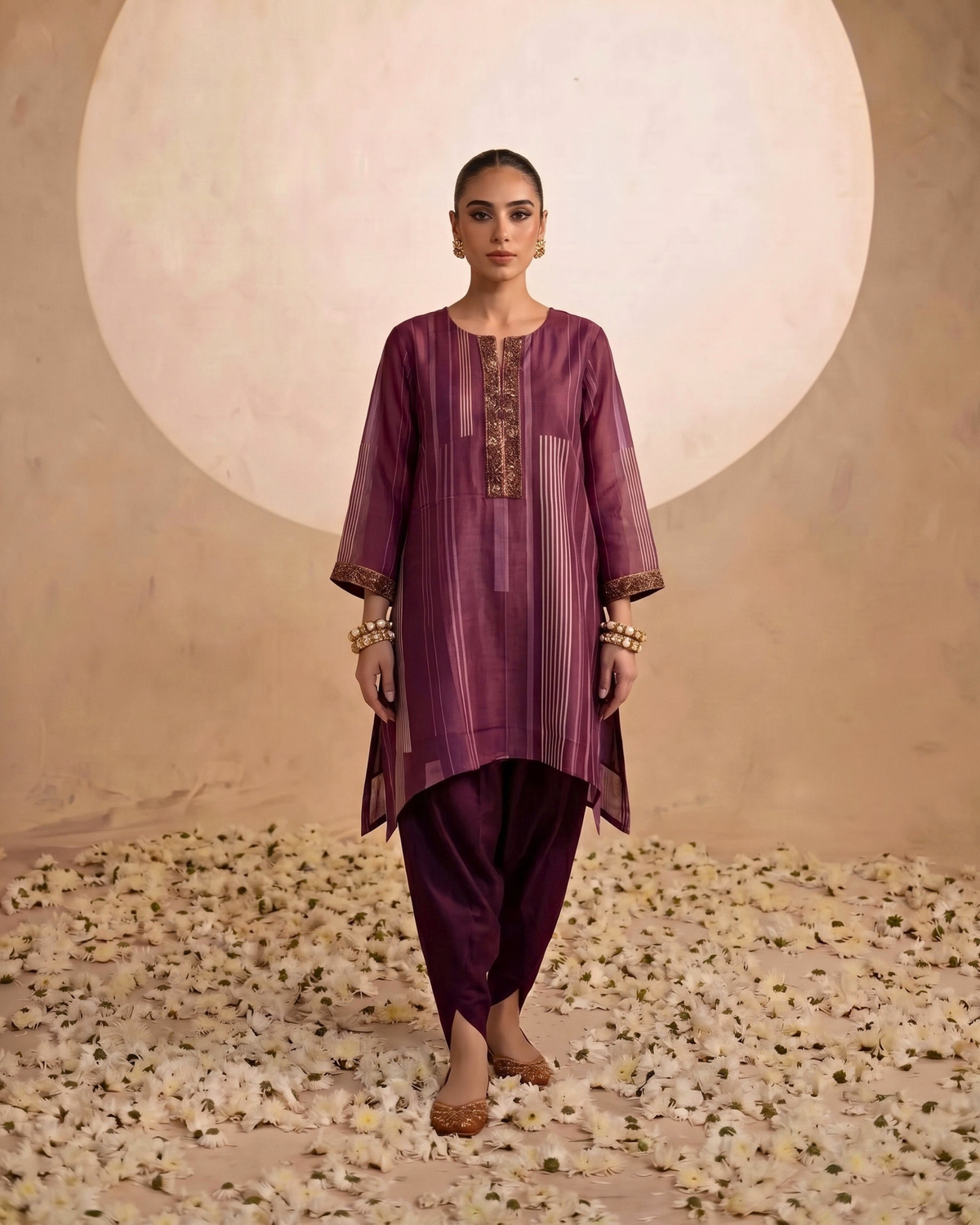Well, Well, Well – Festive Tunic & Dhoti Pants Set