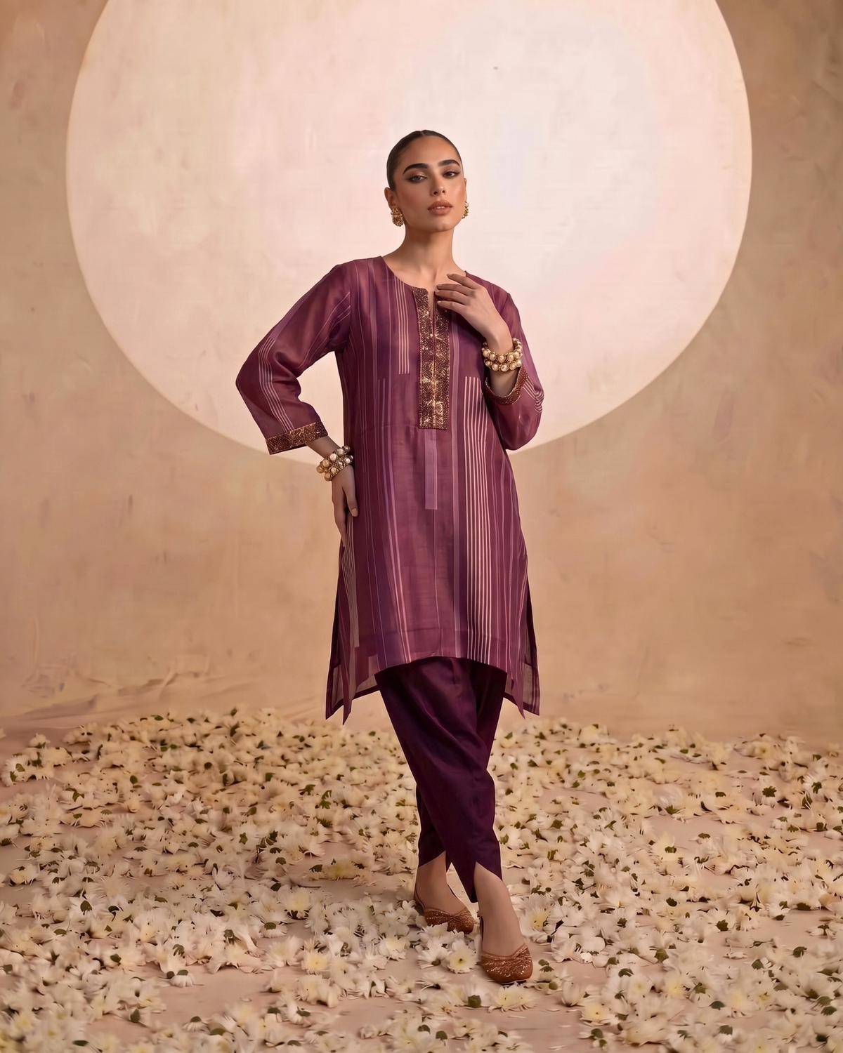 Well, Well, Well – Festive Tunic & Dhoti Pants Set