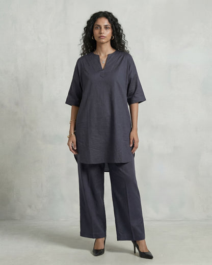 No Second Thoughts - Poplin Cotton Tunic Set