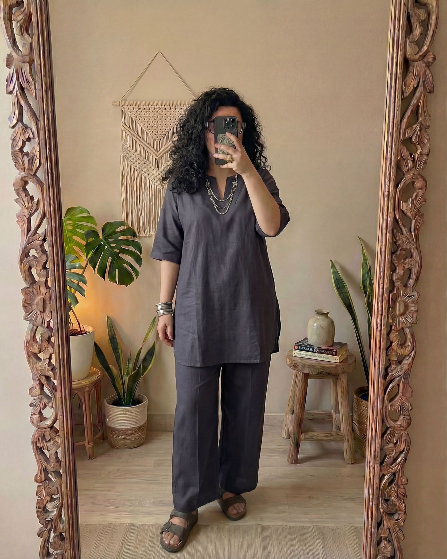 No Second Thoughts - Poplin Cotton Tunic Set