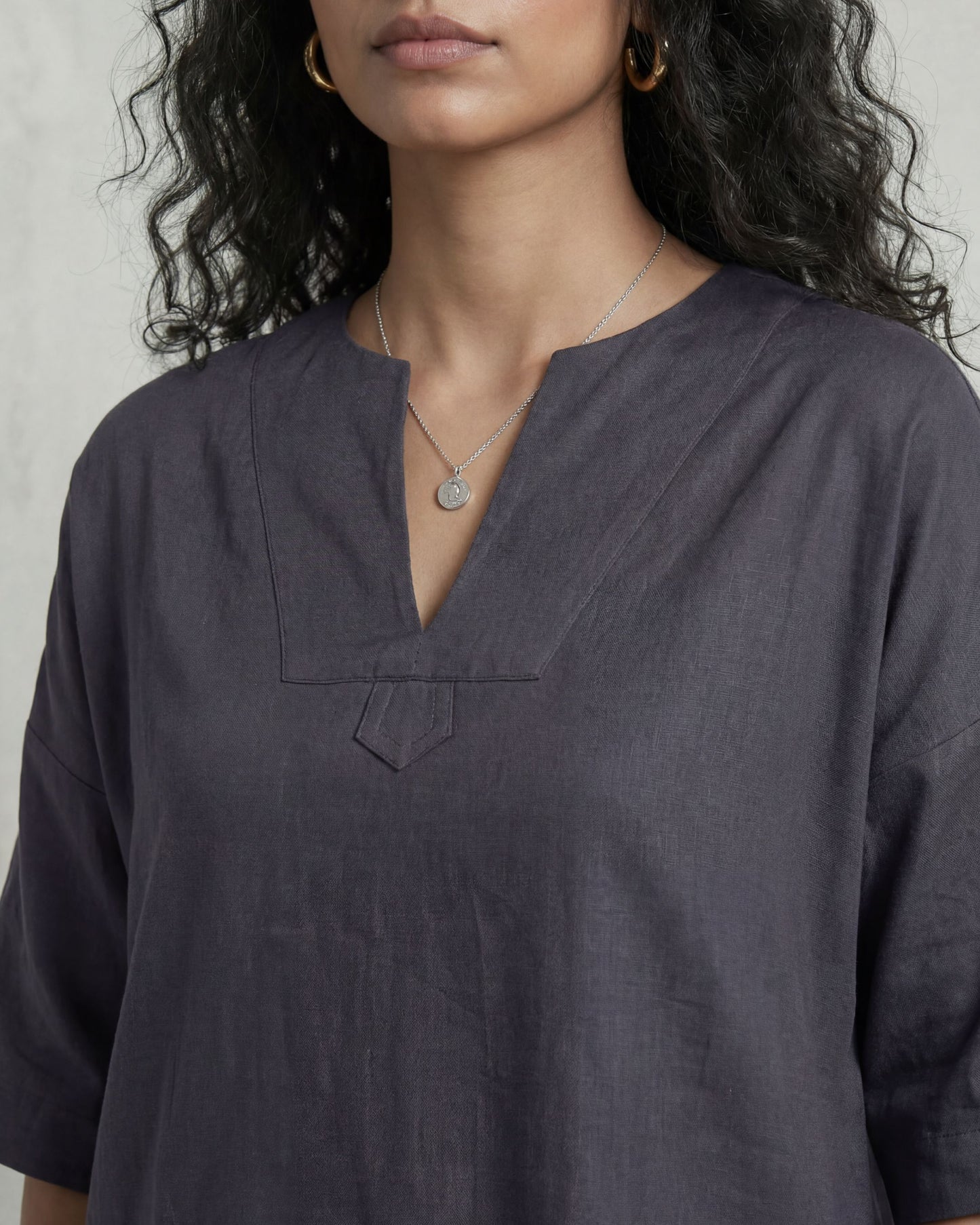 No Second Thoughts - Poplin Cotton Tunic Set
