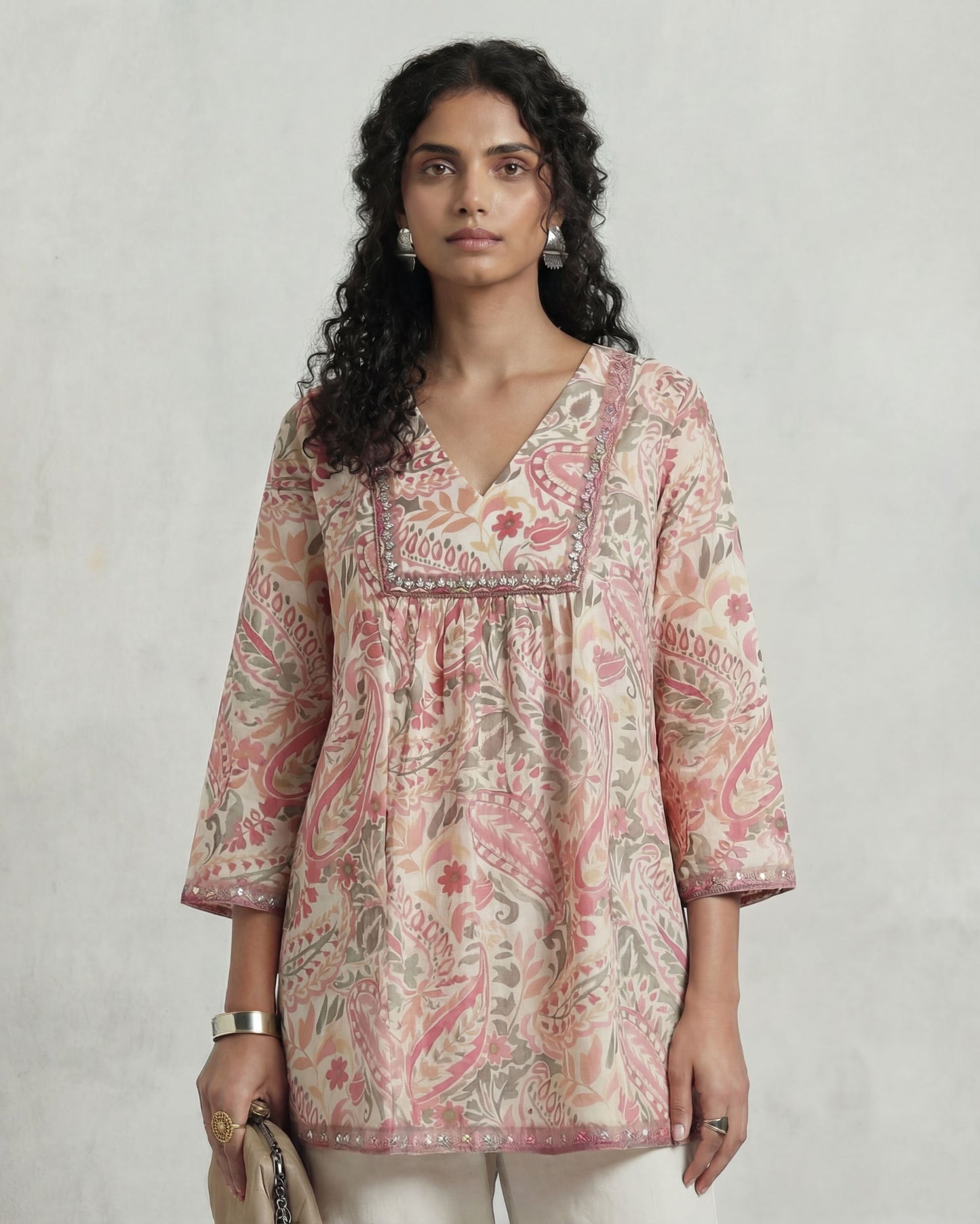 As It Is - Printed Cotton Tunic