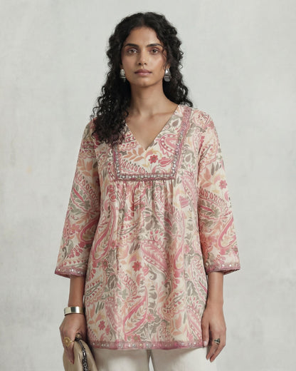 As It Is - Printed Cotton Tunic