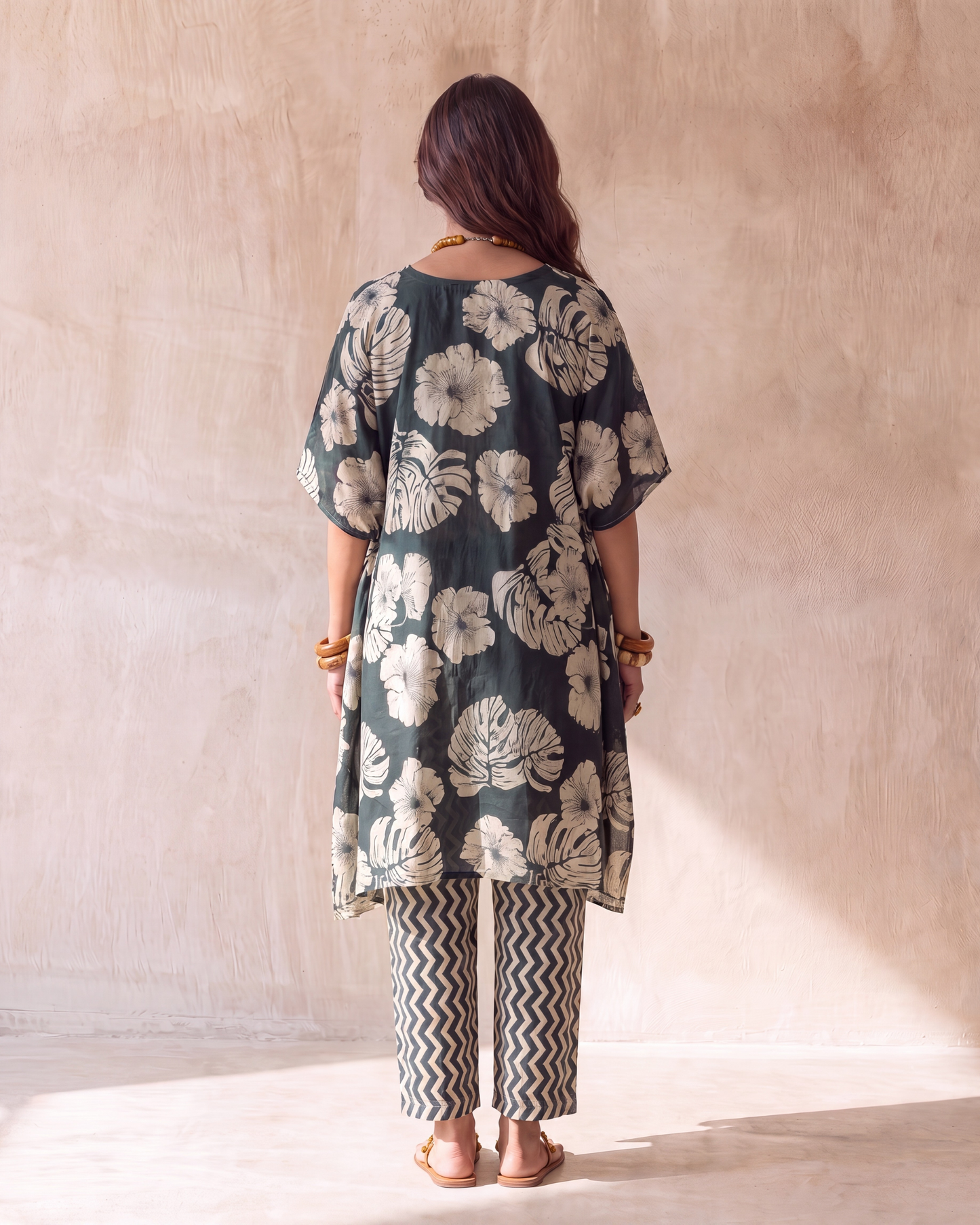 Leaf Me Alone - Kaftan Cotton Set