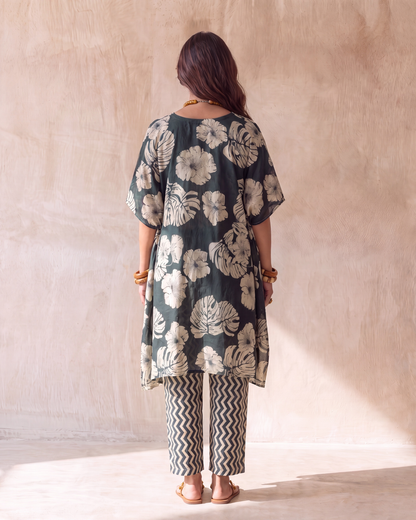 Leaf Me Alone - Kaftan Cotton Set