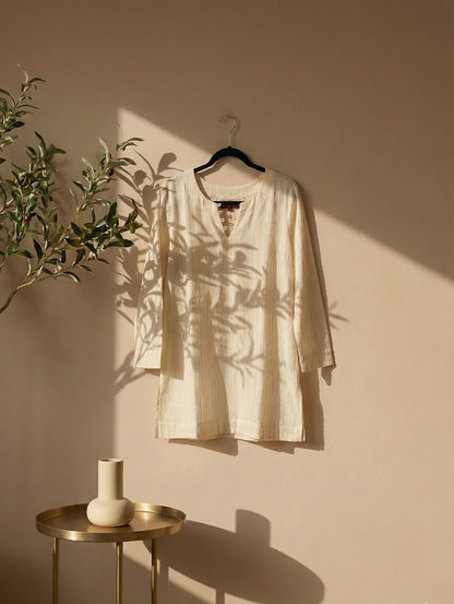 Subtlety - Relaxed Cotton Tunic
