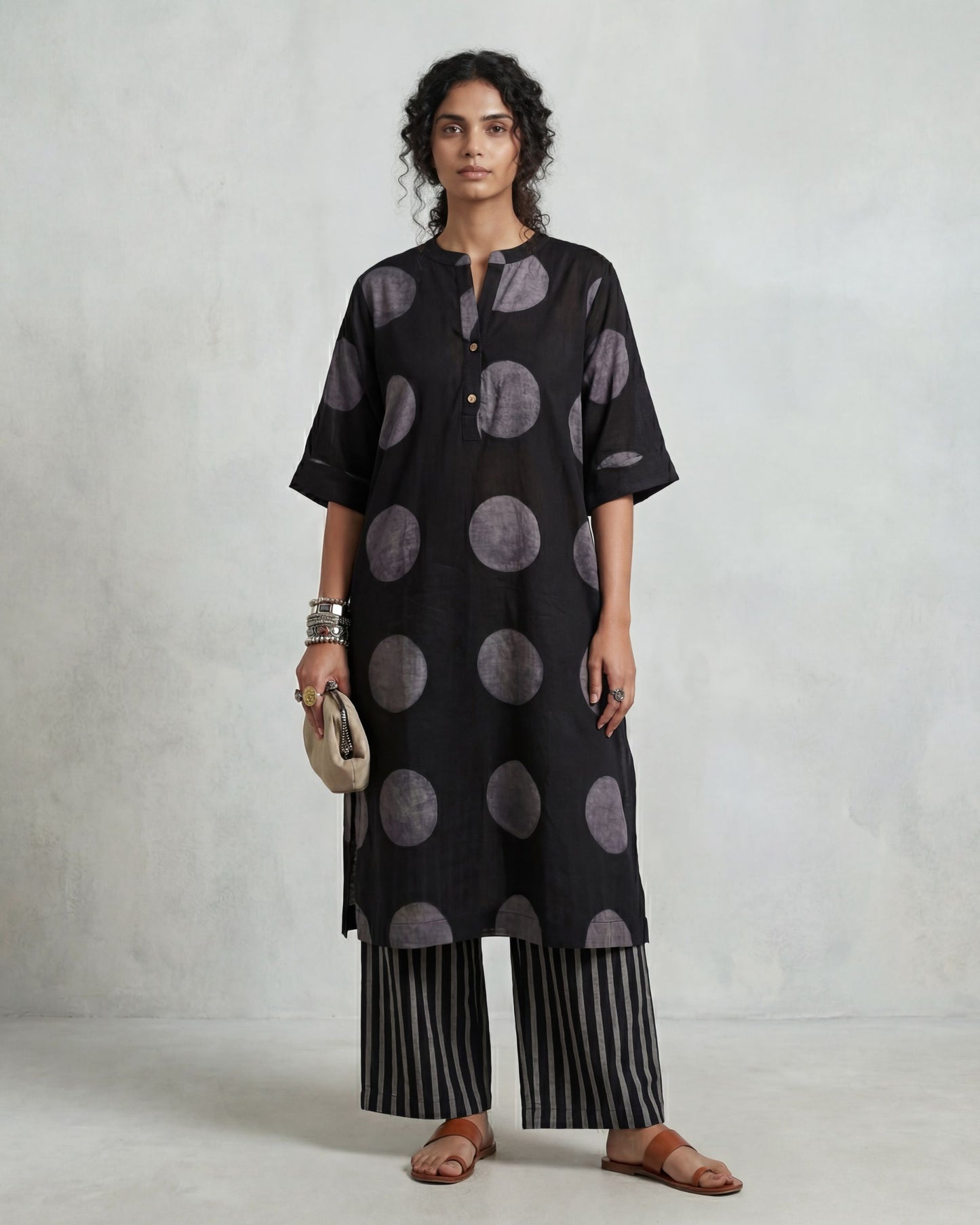Tonight, Maybe - Cotton Bagru Kurta Set