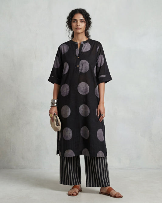 Tonight, Maybe - Cotton Bagru Kurta Set