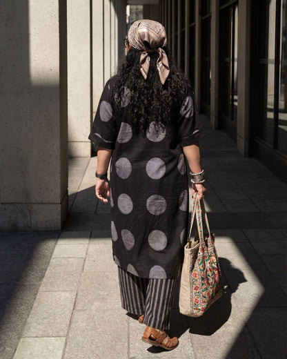 Tonight, Maybe - Cotton Bagru Kurta Set