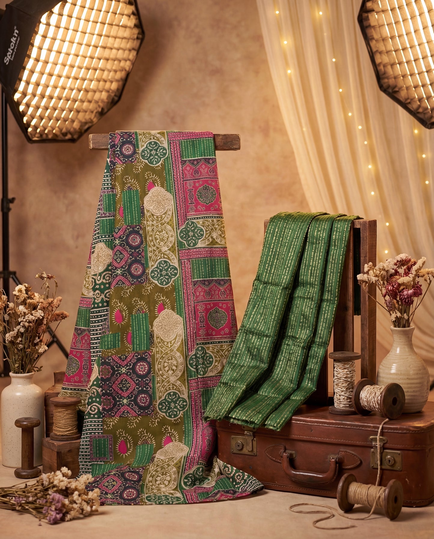 Mosaic - Two Piece Unstitched Kurta Set