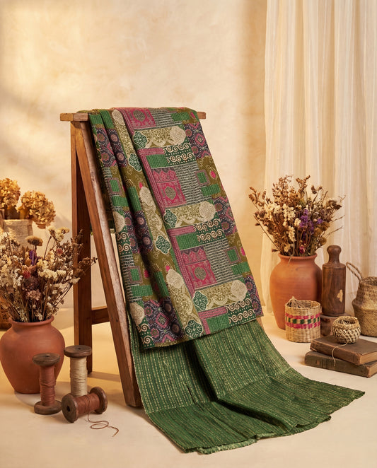 Mosaic - Two Piece Unstitched Kurta Set