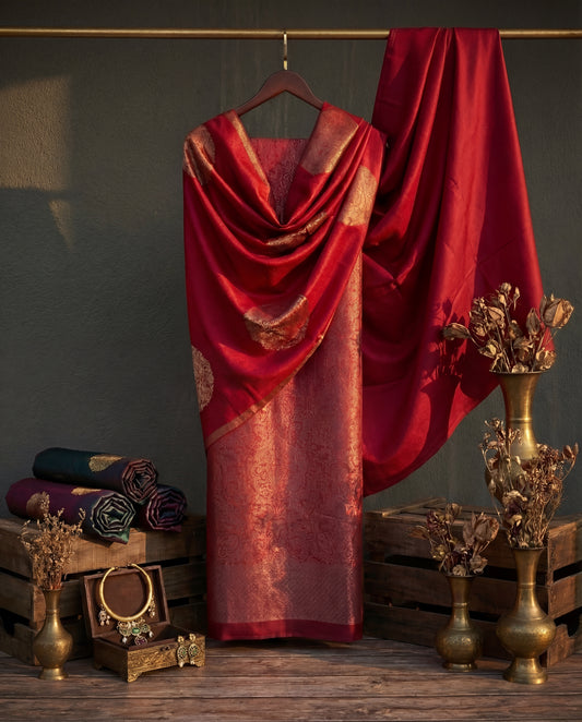 Azmat - Three Piece Unstitched Suit Set