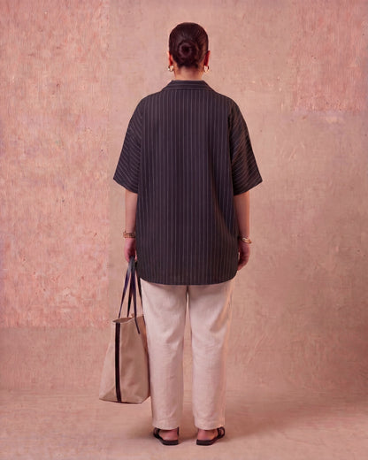 Stripe Right - Pinstripe Oversized Tunic