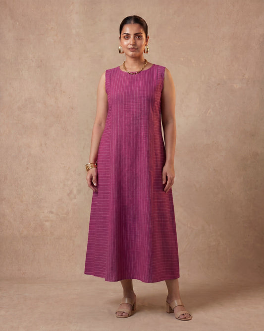Sunset Policy - Linen Middi Dress