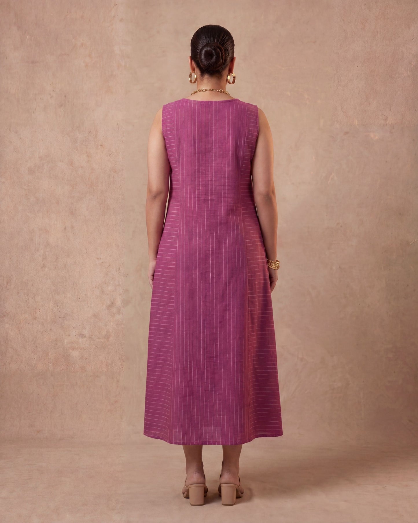 Sunset Policy - Linen Middi Dress