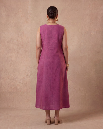 Sunset Policy - Linen Middi Dress