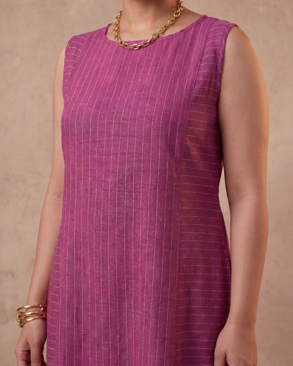 Sunset Policy - Linen Middi Dress