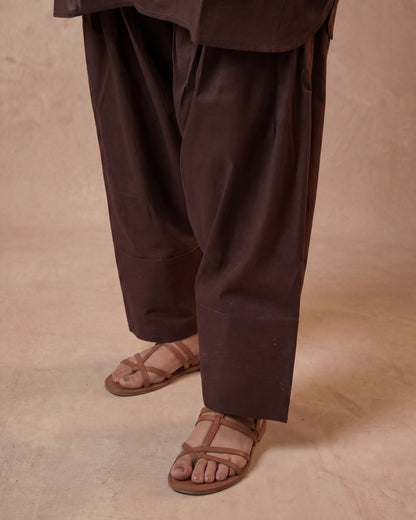 Own Doctrine - Poplin Kurta Set with Farshi Salwar
