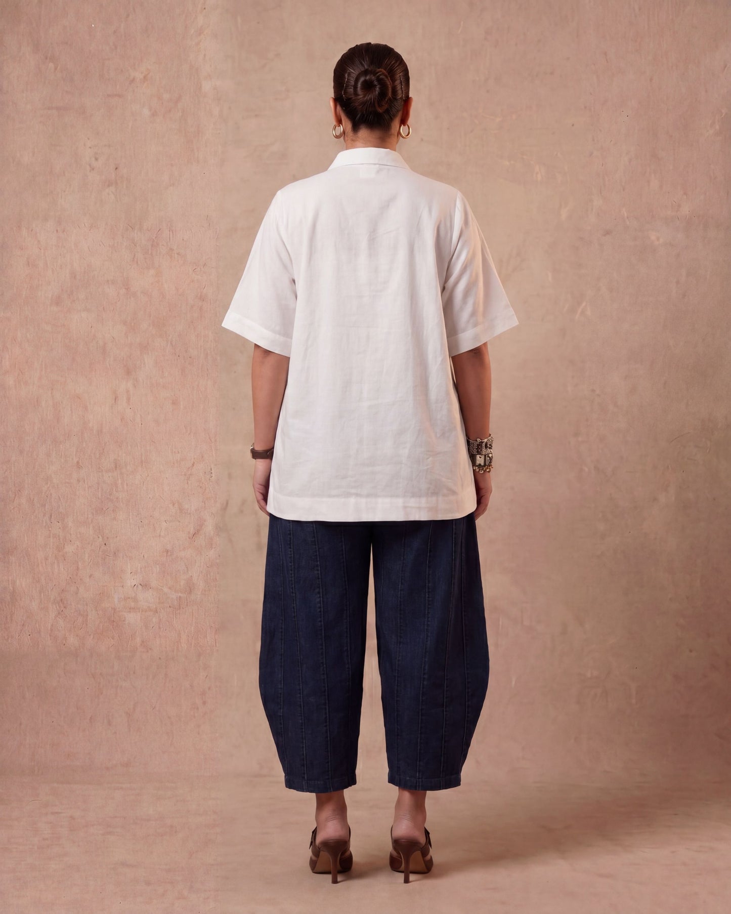Monday Blues - Barrel Pant Co-ord Set