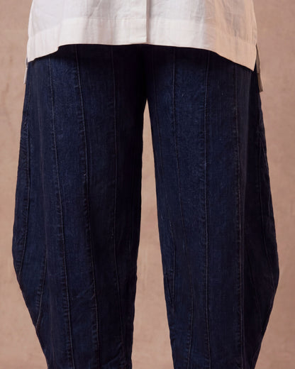 Monday Blues - Barrel Pant Co-ord Set