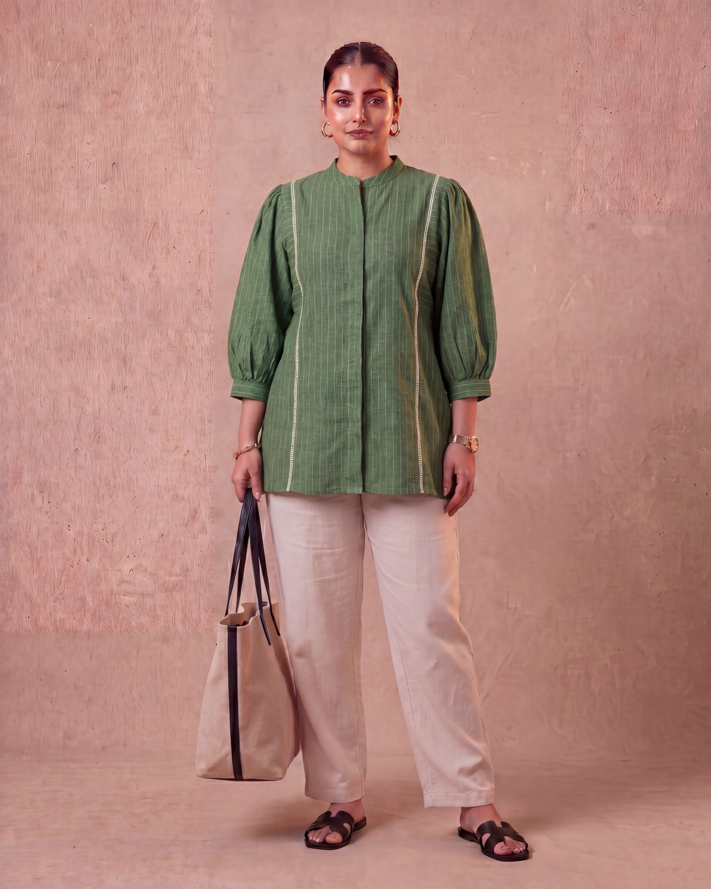 The Greener Side - Linen Tunic
