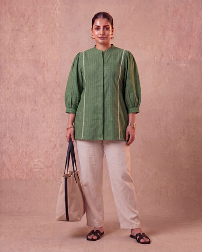 The Greener Side - Linen Tunic