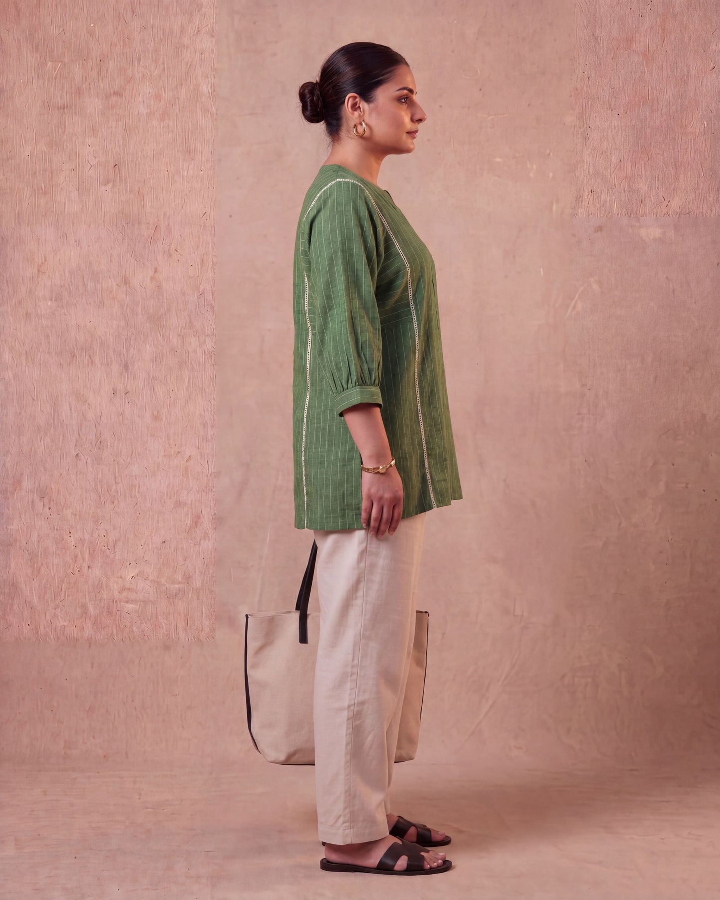 The Greener Side - Linen Tunic