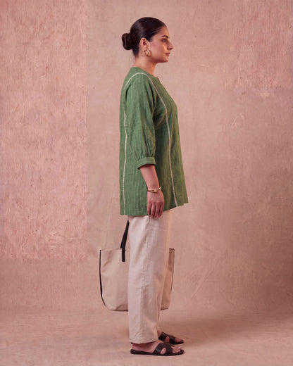The Greener Side - Linen Tunic