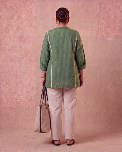 The Greener Side - Linen Tunic